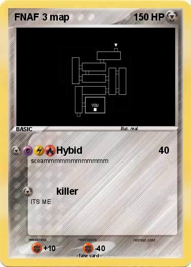 Pokemon FNAF 3 map