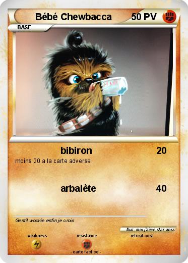 Pokemon Bébé Chewbacca