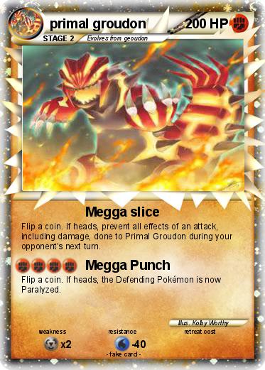 Pokemon primal groudon