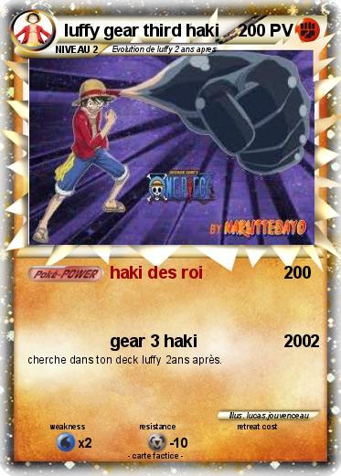 Pokemon luffy gear third haki