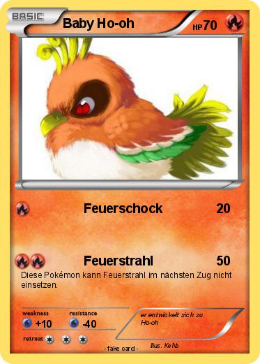 Pokemon Baby Ho-oh