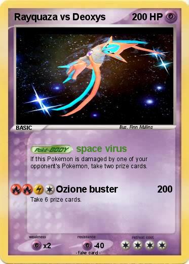 Pokemon Rayquaza vs Deoxys