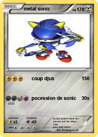 Pokemon metal sonic