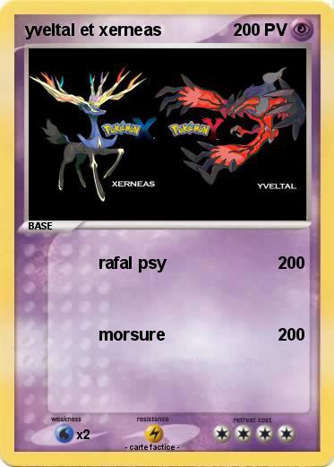 Pokemon yveltal et xerneas