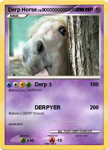Pokemon Derp Horse
