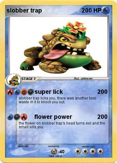 Pokemon slobber trap