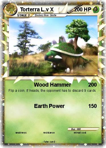 Pokemon Torterra L.v X