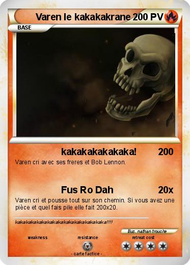 Pokemon Varen le kakakakrane