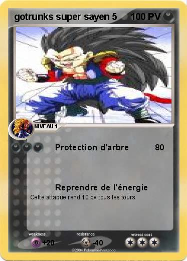 Pokemon gotrunks super sayen 5