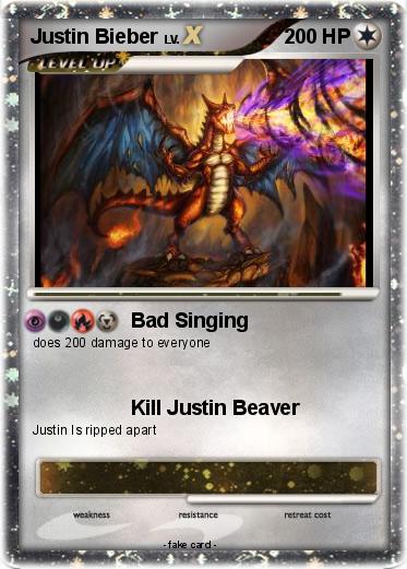 Pokemon Justin Bieber