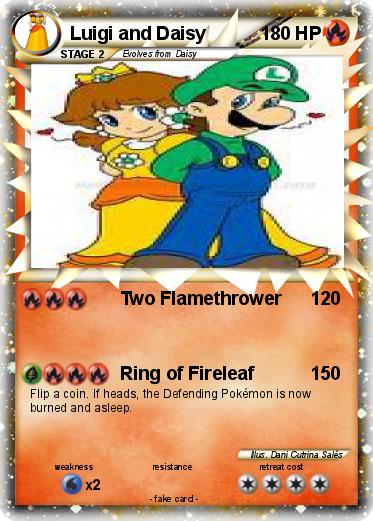 Pokemon Luigi and Daisy