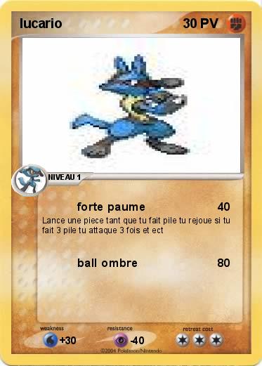 Pokemon lucario