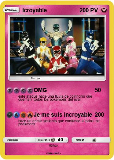 Pokemon Icroyable