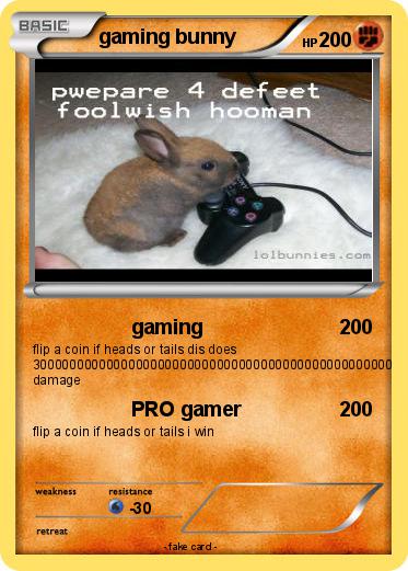 Pokemon gaming bunny
