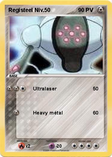 Pokemon Registeel Niv.50