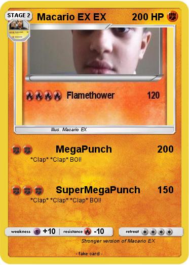 Pokemon Macario EX EX
