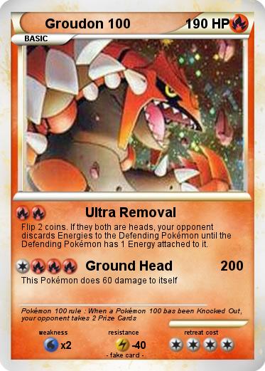 Pokemon Groudon 100