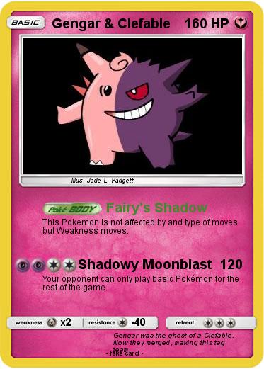 Pokemon Gengar & Clefable