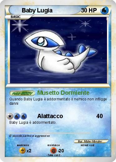 Pokemon Baby Lugia