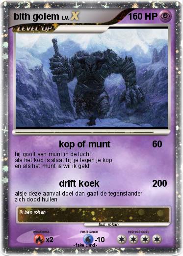 Pokemon bith golem
