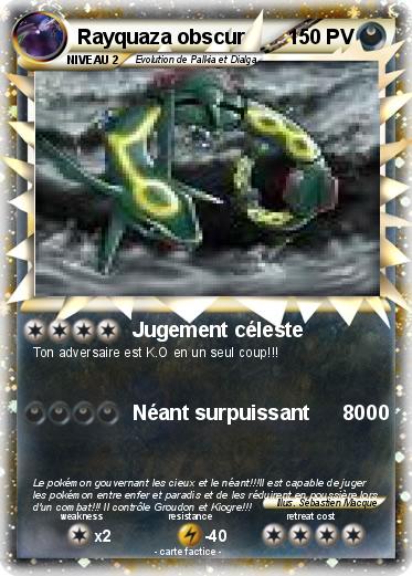 Pokemon Rayquaza obscur
