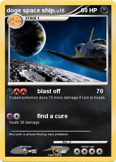 Pokemon doge space ship