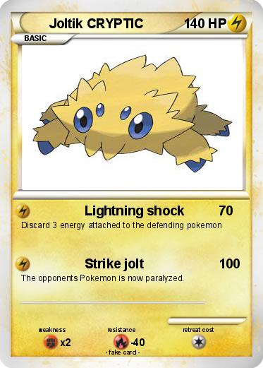 Pokemon Joltik CRYPTIC