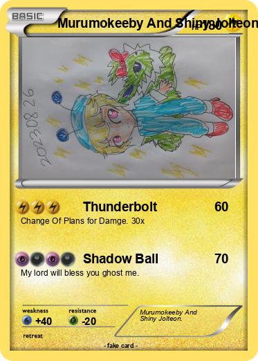 Pokemon Murumokeeby And Shiny Jolteon
