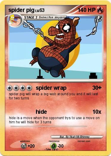 Pokemon spider pig