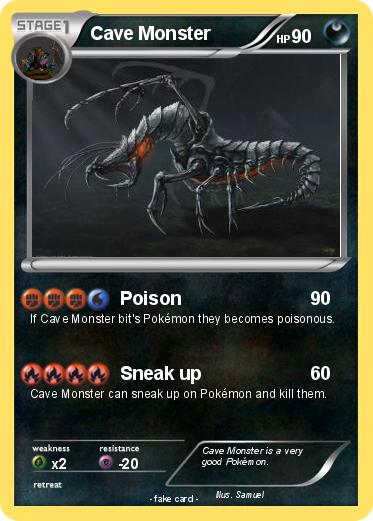 Pokemon Cave Monster