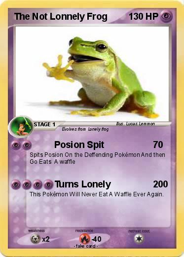 Pokemon The Not Lonnely Frog