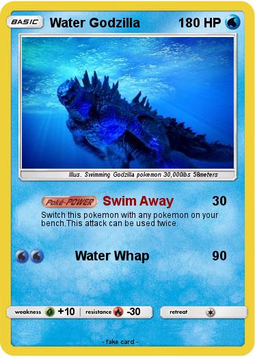 Pokemon Water Godzilla