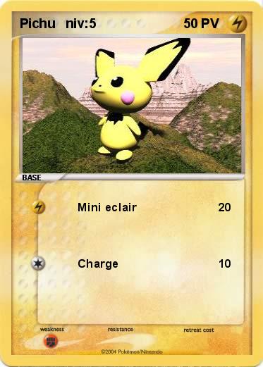 Pokemon Pichu   niv:5