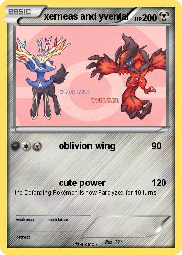 Pokemon xerneas and yvental