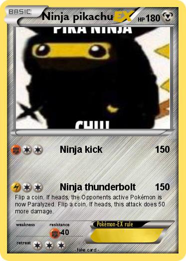 Pokemon Ninja pikachu