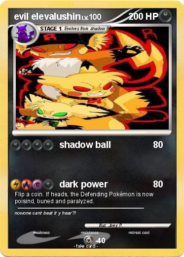 Pokemon evil elevalushin