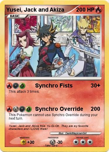 Pokemon Yusei, Jack and Akiza