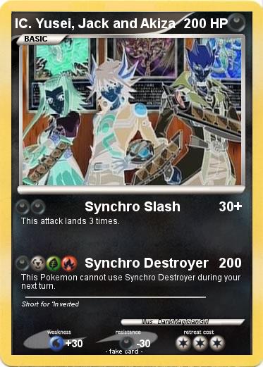 Pokemon IC. Yusei, Jack and Akiza