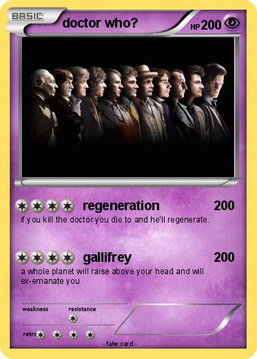 Pokemon doctor who?