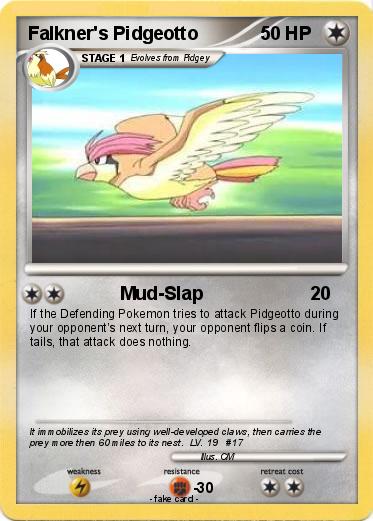 Pokemon Falkner's Pidgeotto