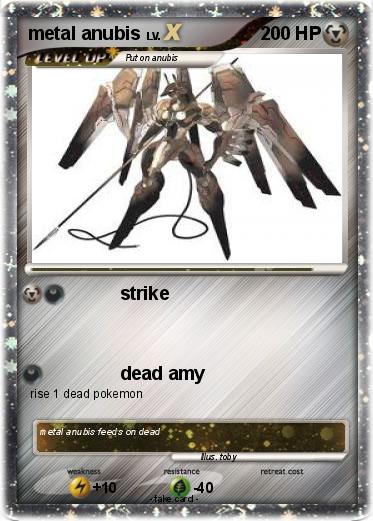Pokemon metal anubis
