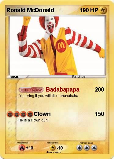 Pokemon Ronald McDonald