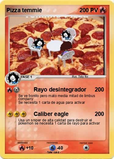 Pokemon Pizza temmie