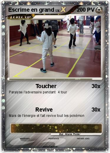Pokemon Escrime en grand