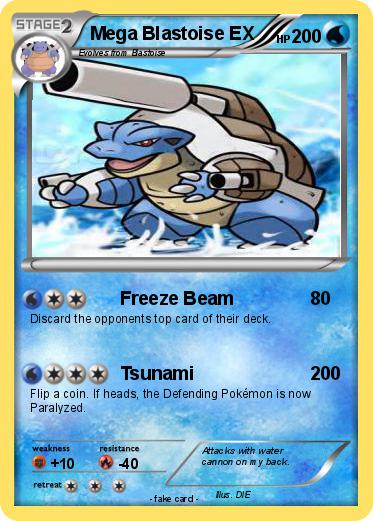 Pokemon Mega Blastoise EX