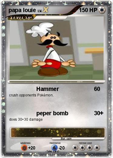 Pokemon papa louie
