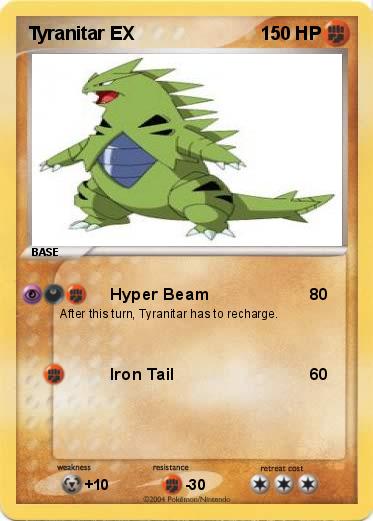 Pokemon Tyranitar EX