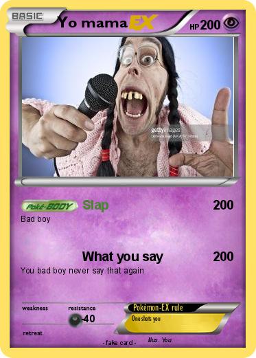 Pokemon Yo mama