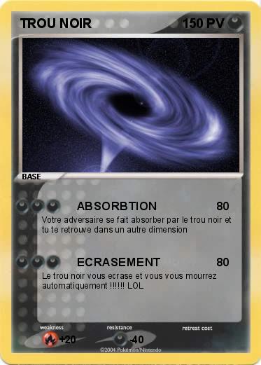 Pokemon TROU NOIR 
