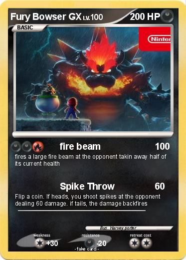 Pokemon Fury Bowser GX